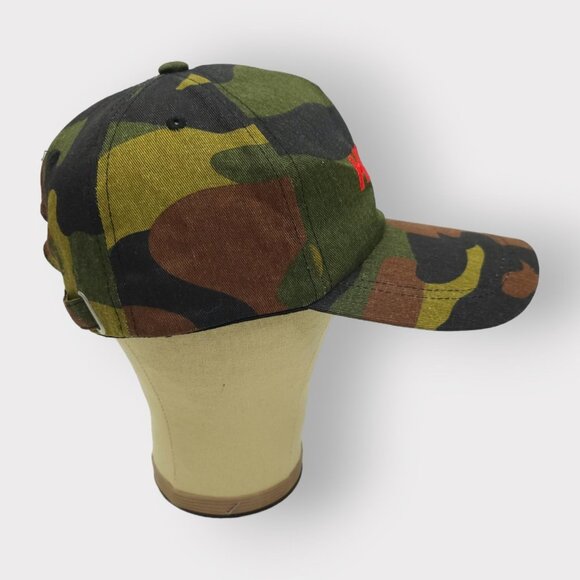 Halo Camo Adjustable Tuck Strap Camouflage Cap Hunting Trucker Baseball Hat - Picture 10 of 12